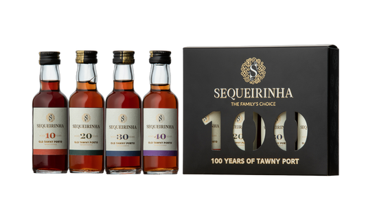 Portwein kleine Flaschen Set mit Kartonverpackung