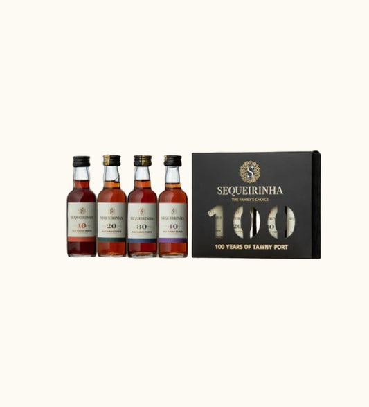 Portwein kleine Flaschen Set mit Kartonverpackung
