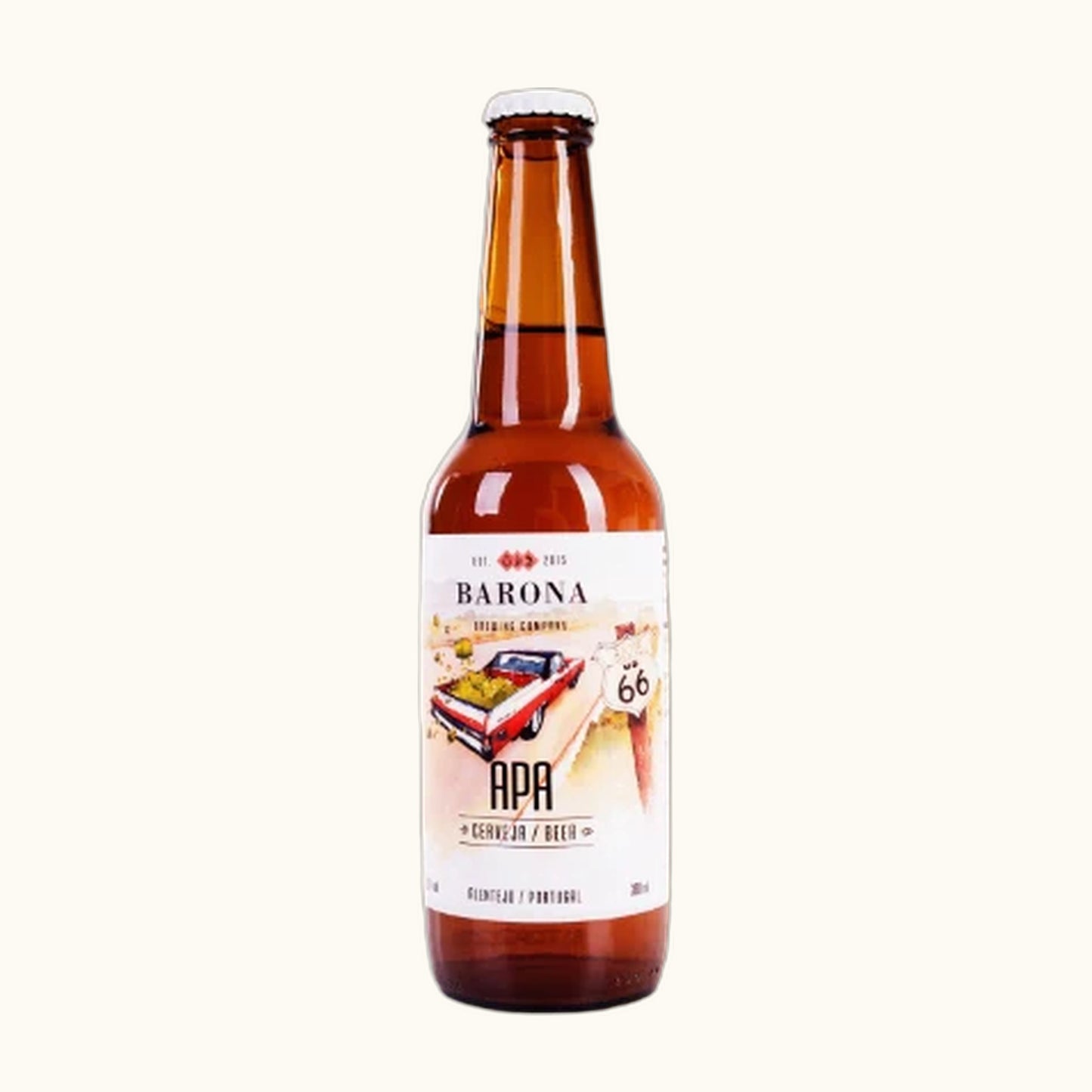 Bier mit Etikett