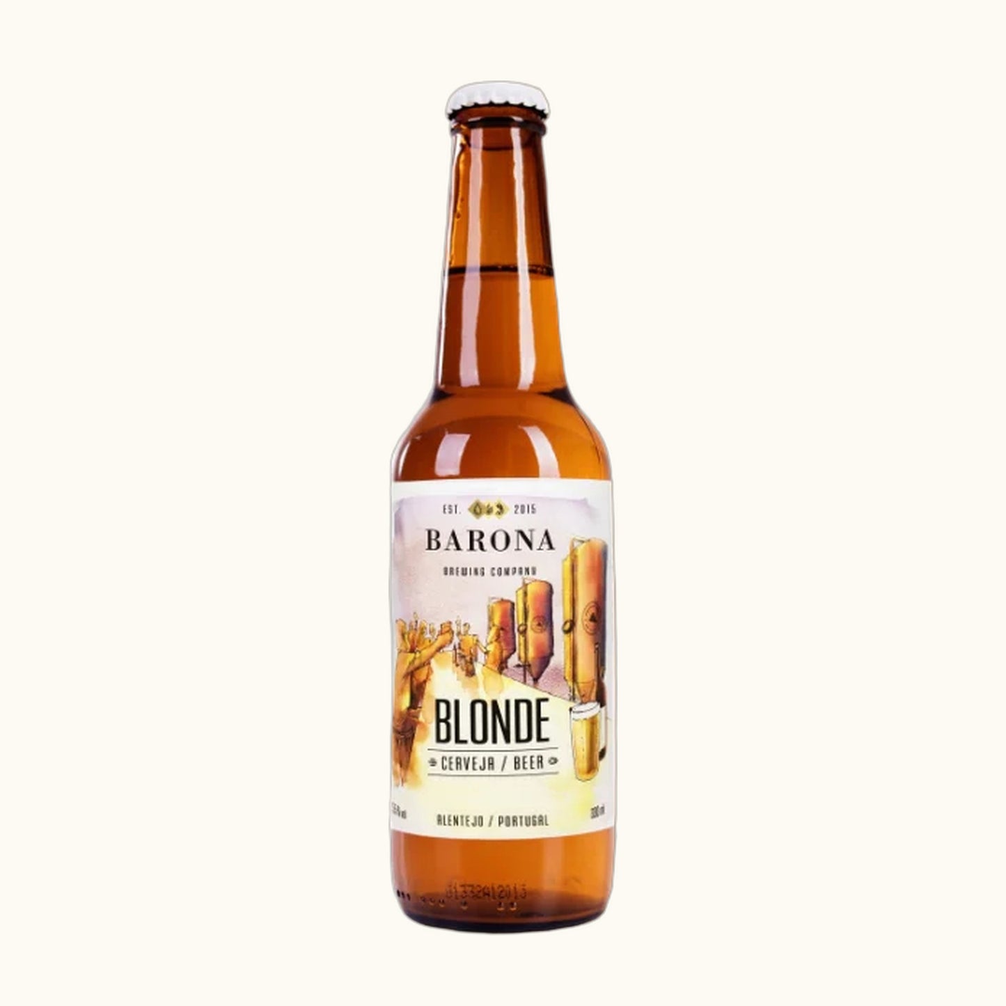 Bier mit Etikett
