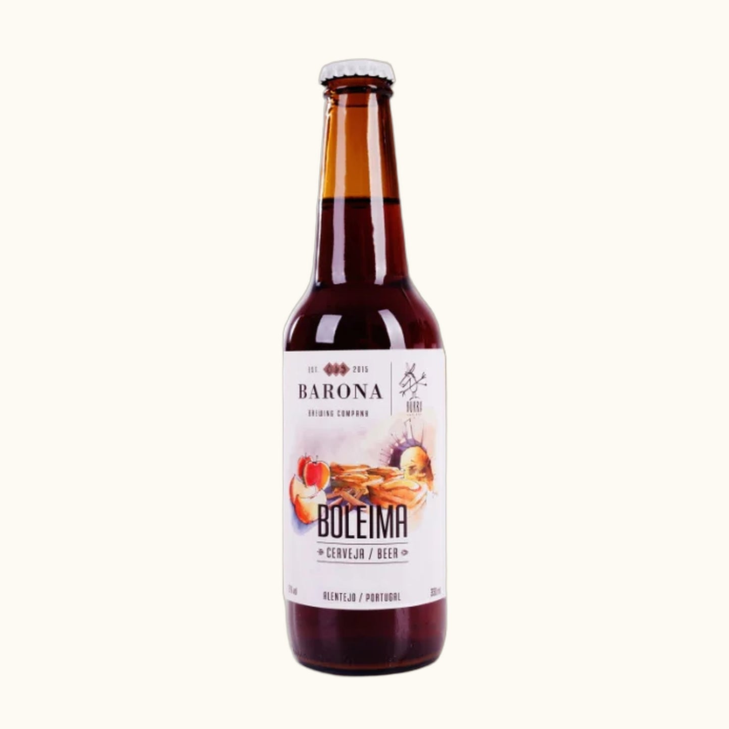 Bier mit Etikett