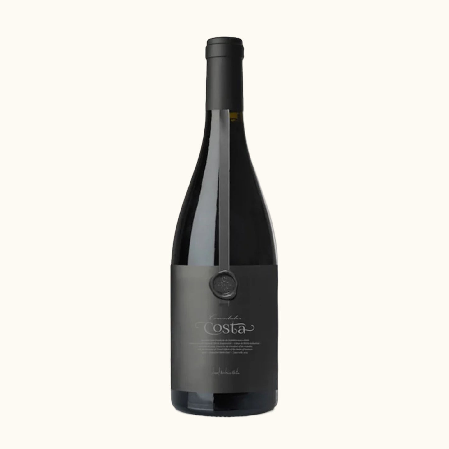 Brejinho Commendador Rotwein 2017 - Flasche mit Etikett vor beigem Hintergrund