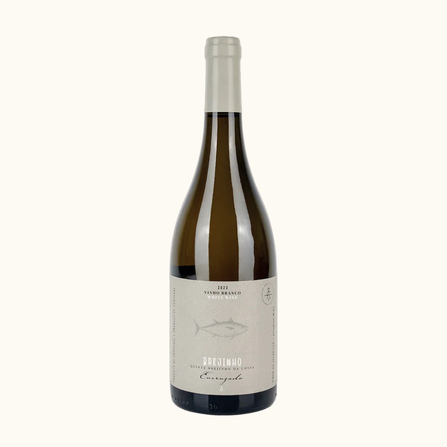 Brejinho Encruzado 2023 Weisswein - Flasche mit Etikett vor weissem Hintergrund