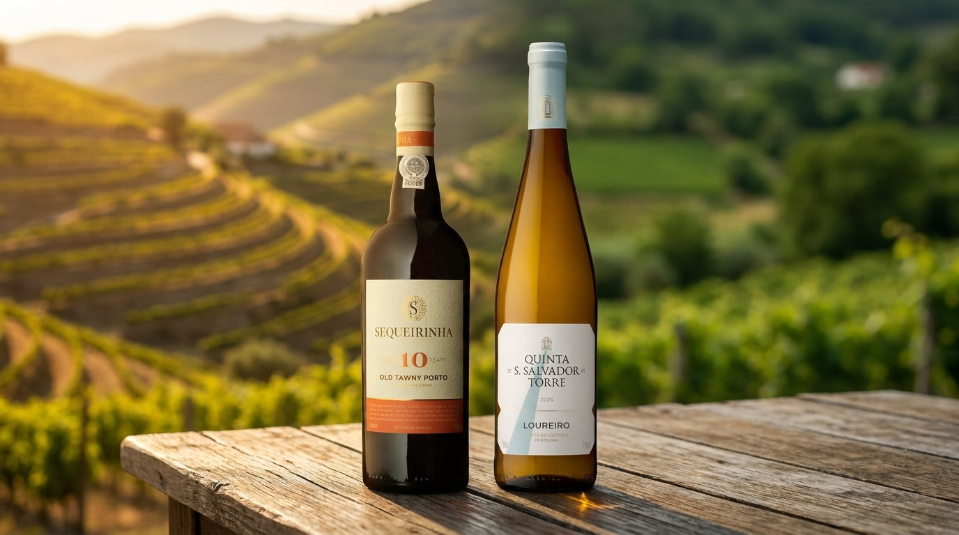 Portwein und Vinho Verde nebeneinander: Portugals Nationalwein-Kandidaten