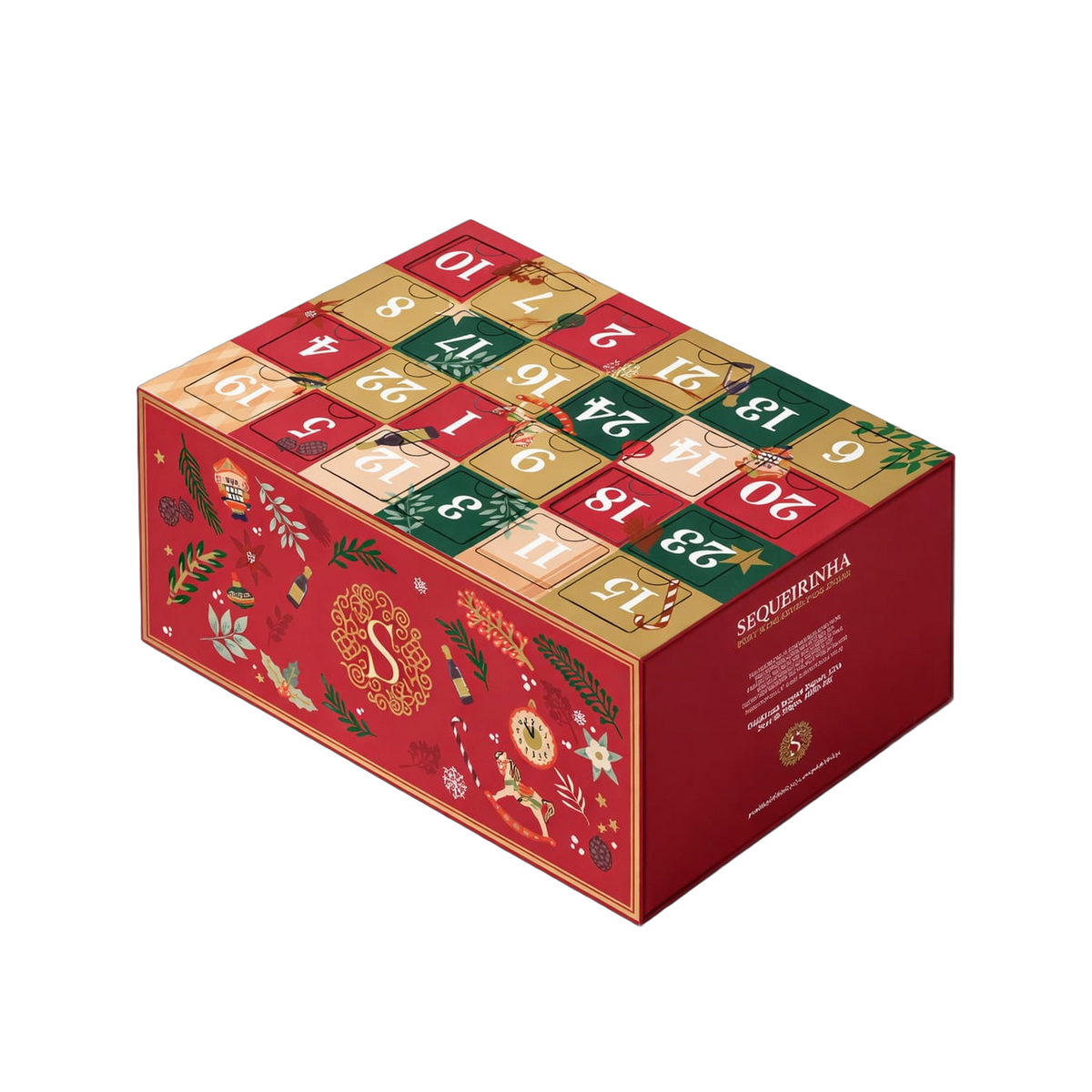 Portweinkalender mit 24 verschiedenen Portweinen - hinten
