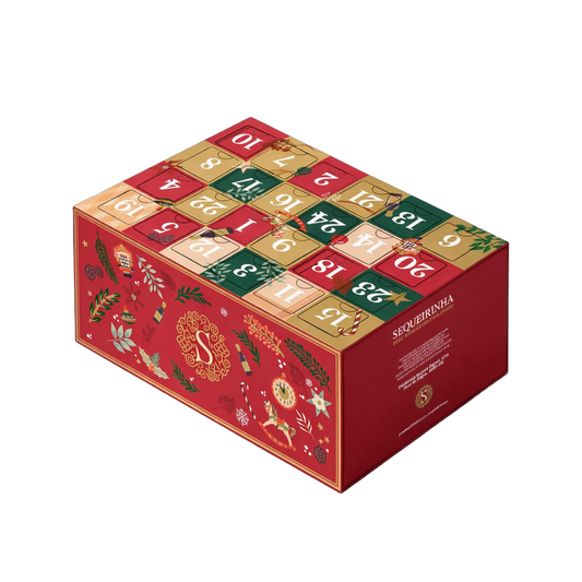 Portweinkalender mit 24 verschiedenen Portweinen - hinten