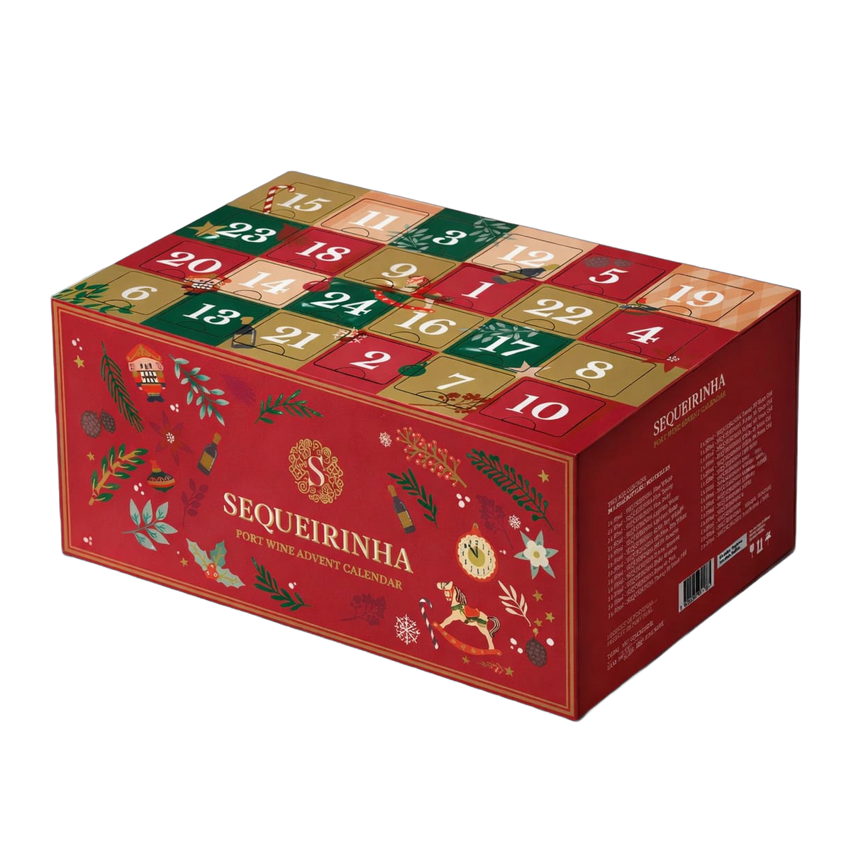 Portweinkalender mit 24 verschiedenen Portweinen - vorne
