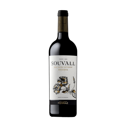 Souvall Reserva Tinto 2020 - Flasche mit Etikett