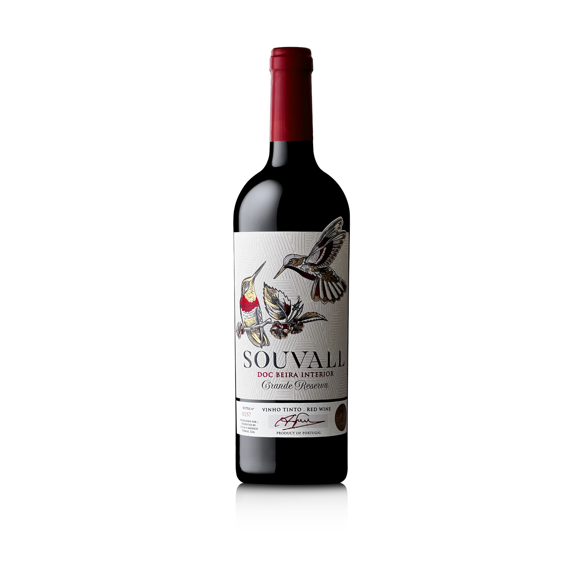 Souvall Grande Reserva Tinto 2021 Magnum 1.5L - Flasche mit Etikett