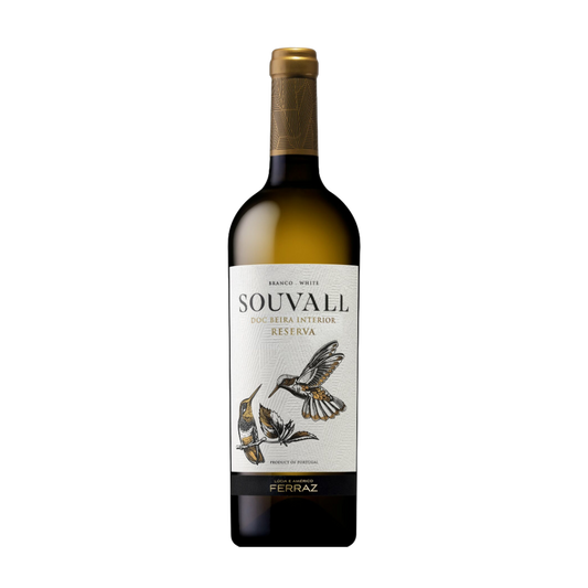Souvall Reserva Branco 2022 - Flasche mit Etikett