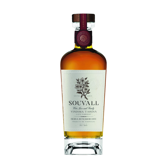 Souvall Vindima Tardia 2023 - Flasche mit Etikett