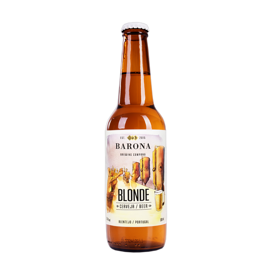 Barona Blonde - Flasche mit Etikett