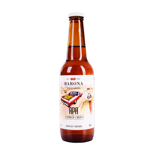 Barona APA - Flasche mit Etikett