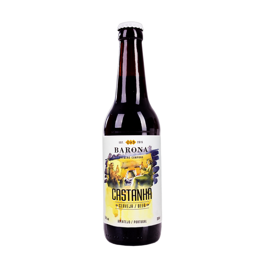 Barona Castanha Smoked Brown Ale - Flasche mit Etikett
