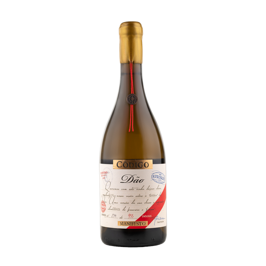 Código Manifesto Branco 2022 - Flasche mit Etikett