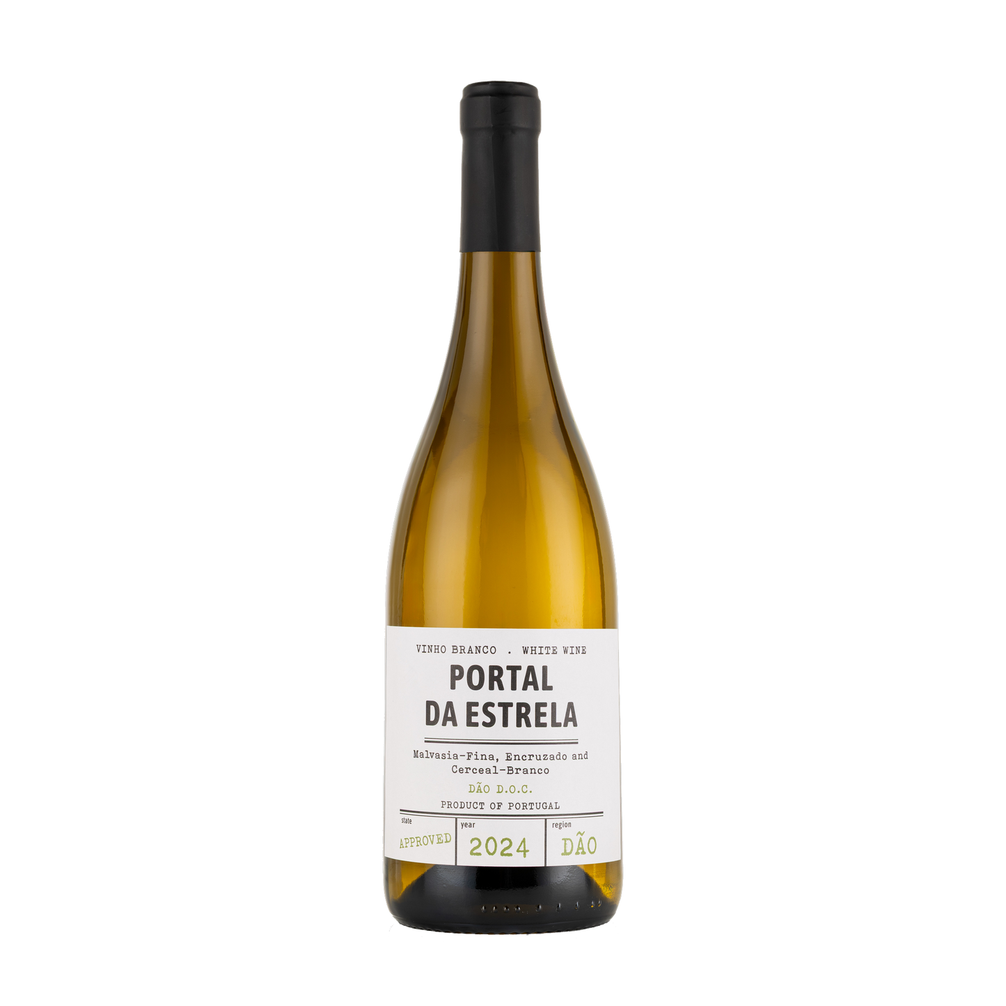 Portal da Estrela Branco 2024 - Flasche mit Etikett