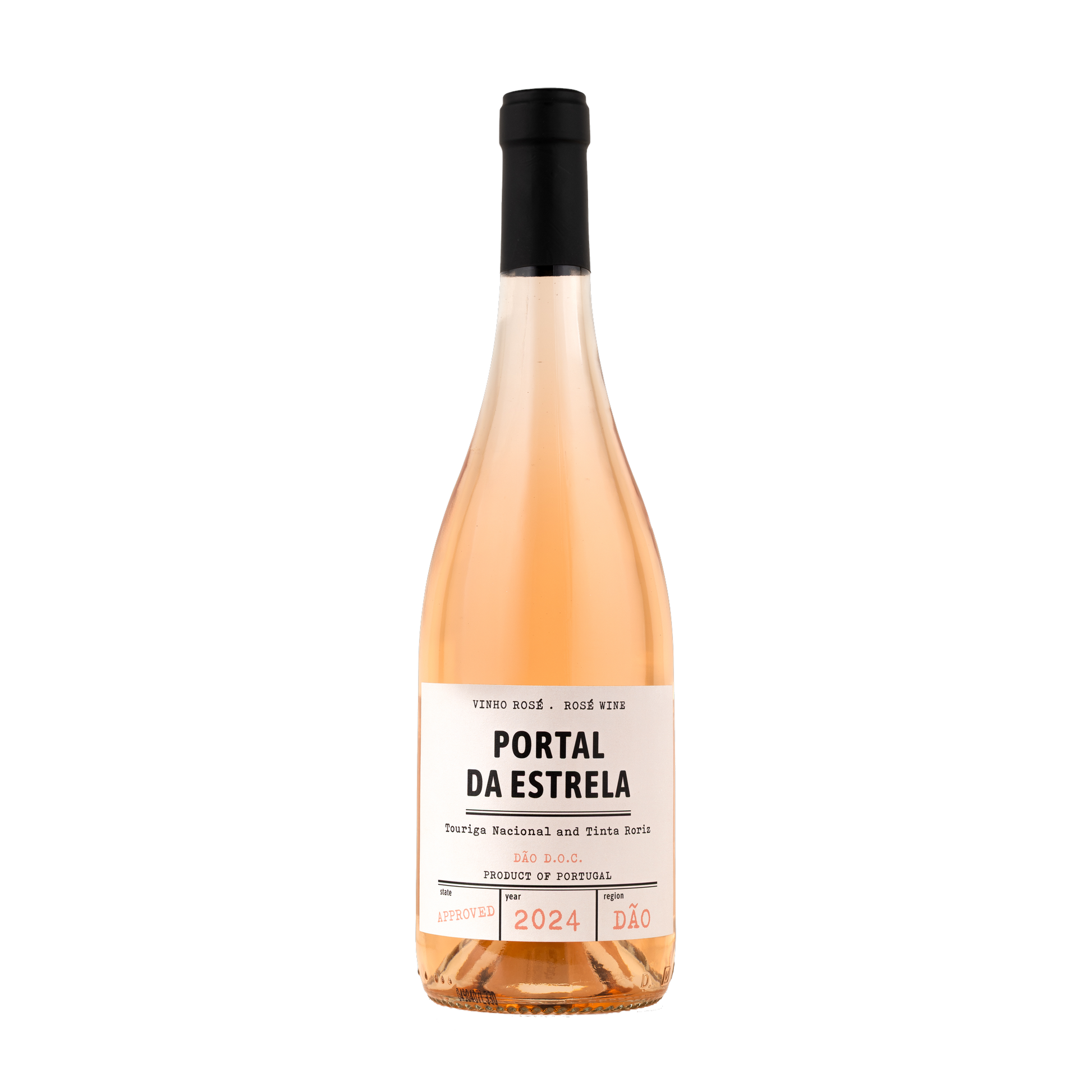 Portal da Estrela Rosé 2024 - Flasche mit Etikett