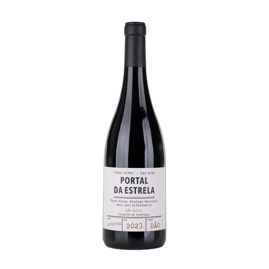 Código Wines Portal da Estrela Tinto 2023 – Flasche Rotwein mit Etikett vor weissem Hintergrund