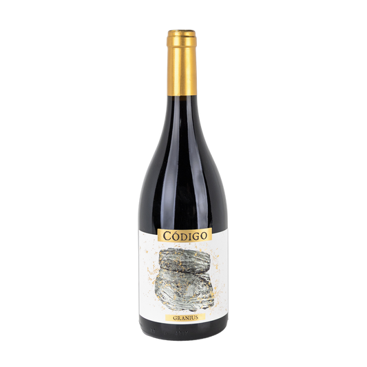 Código Wines Granius Tinto 2024 – Flasche Rotwein mit Etikett vor weissem Hintergrund