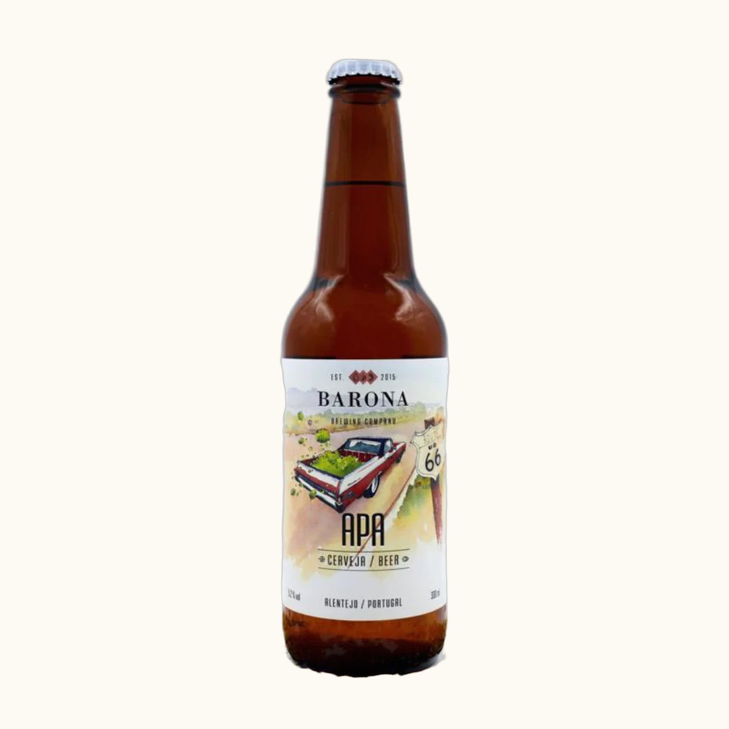 Bier mit Etikett