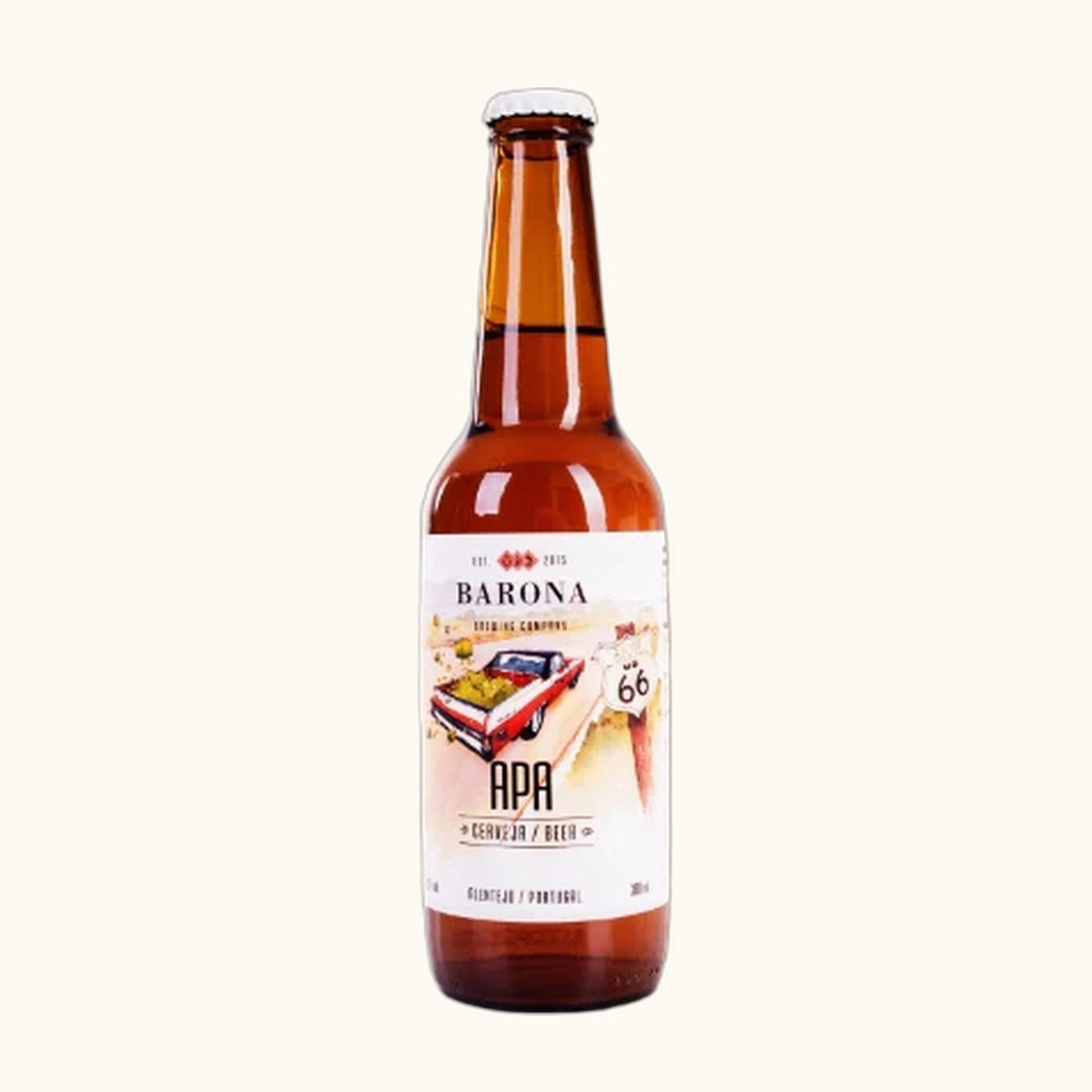 Bier mit Etikett 