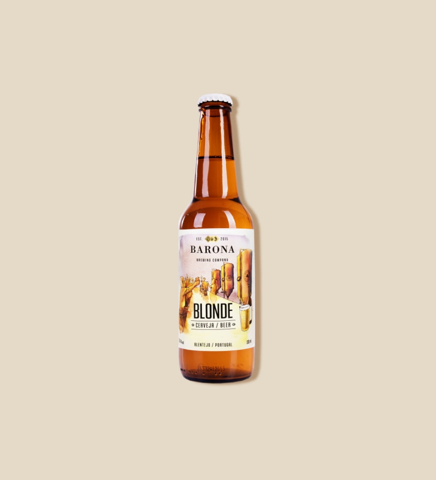 Bier mit Etikett 