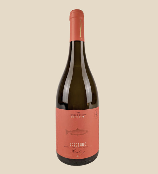 Brejinho Riesling 2023 Weisswein - Flasche mit Etikett vor weissem Hintergrund