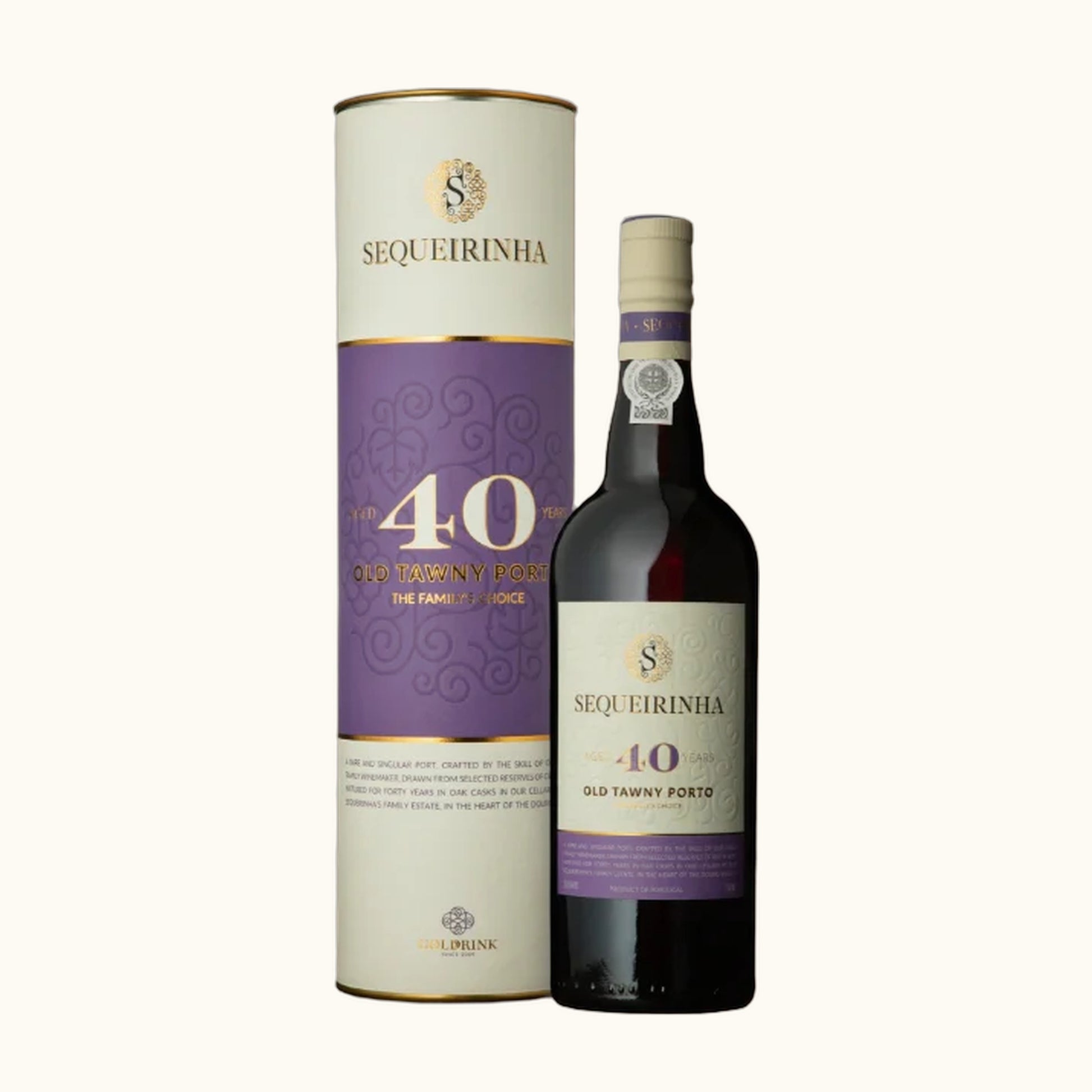 Sequeirinha Tawny 40 Jähriger Portwein mit Kartonverpackung