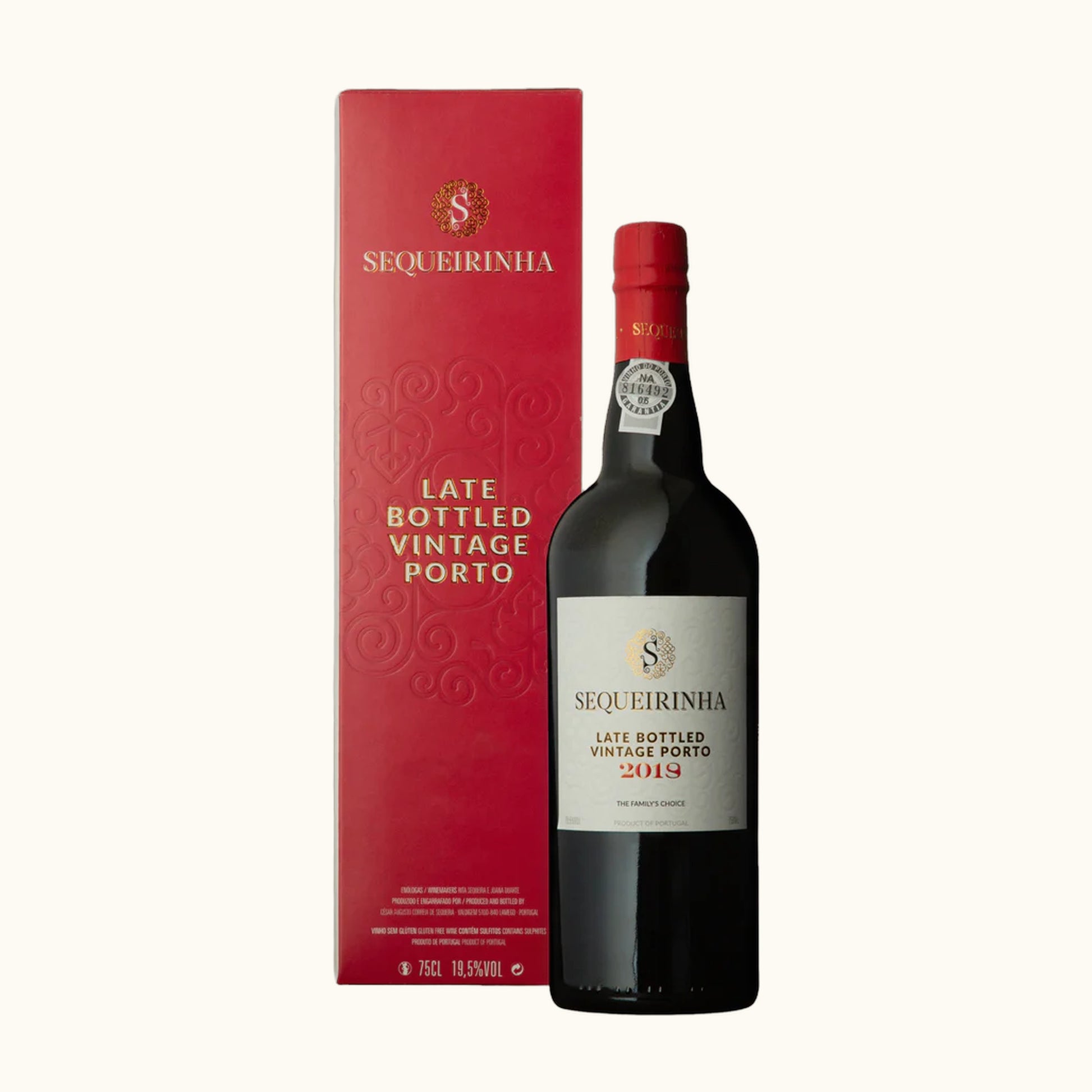 Sequeirinha Late Bottled Vintage Portwein Flasche mit Karton