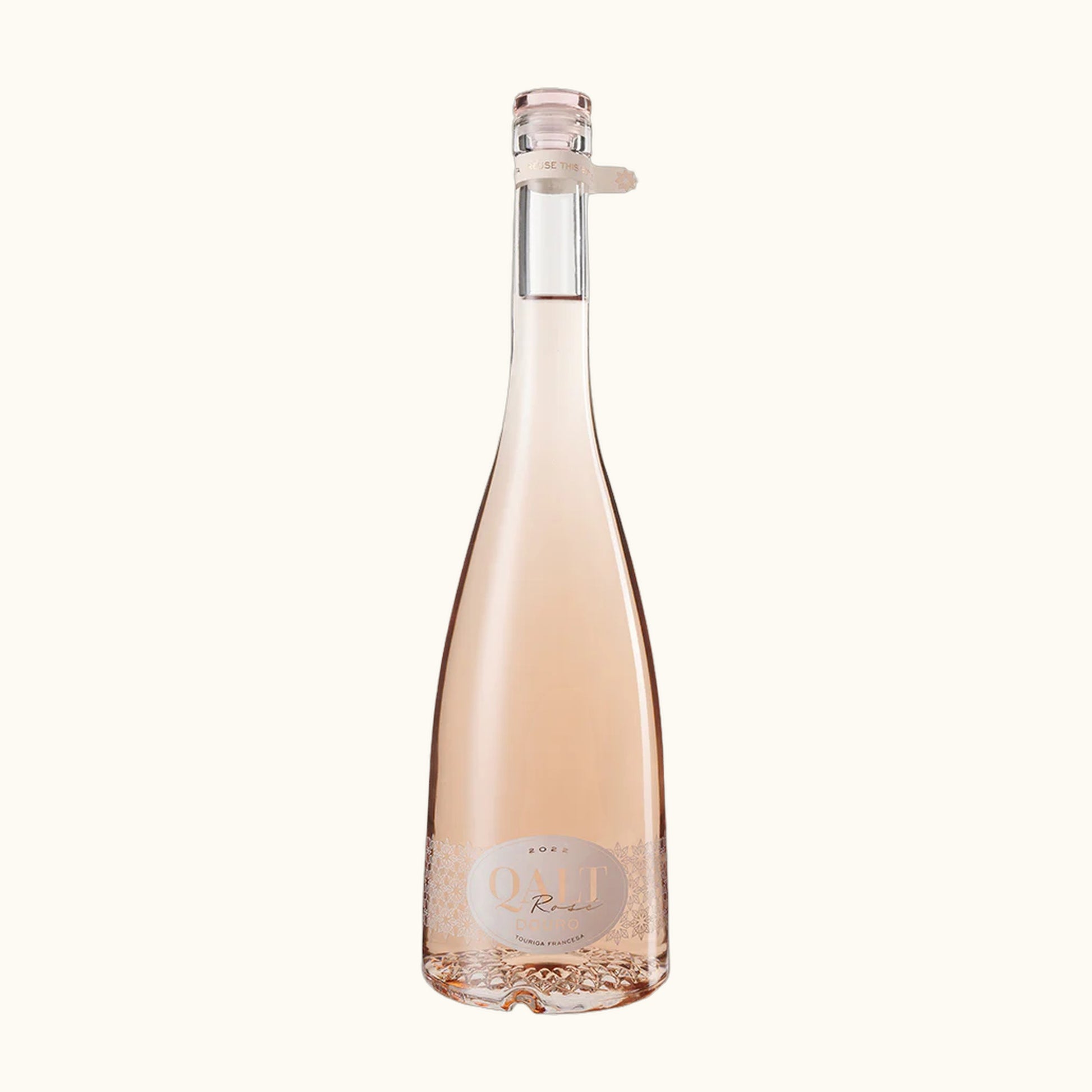 Quinta Alta Qalt Rosé 2022 - Flasche mit Etikett vor weissem Hintergrund