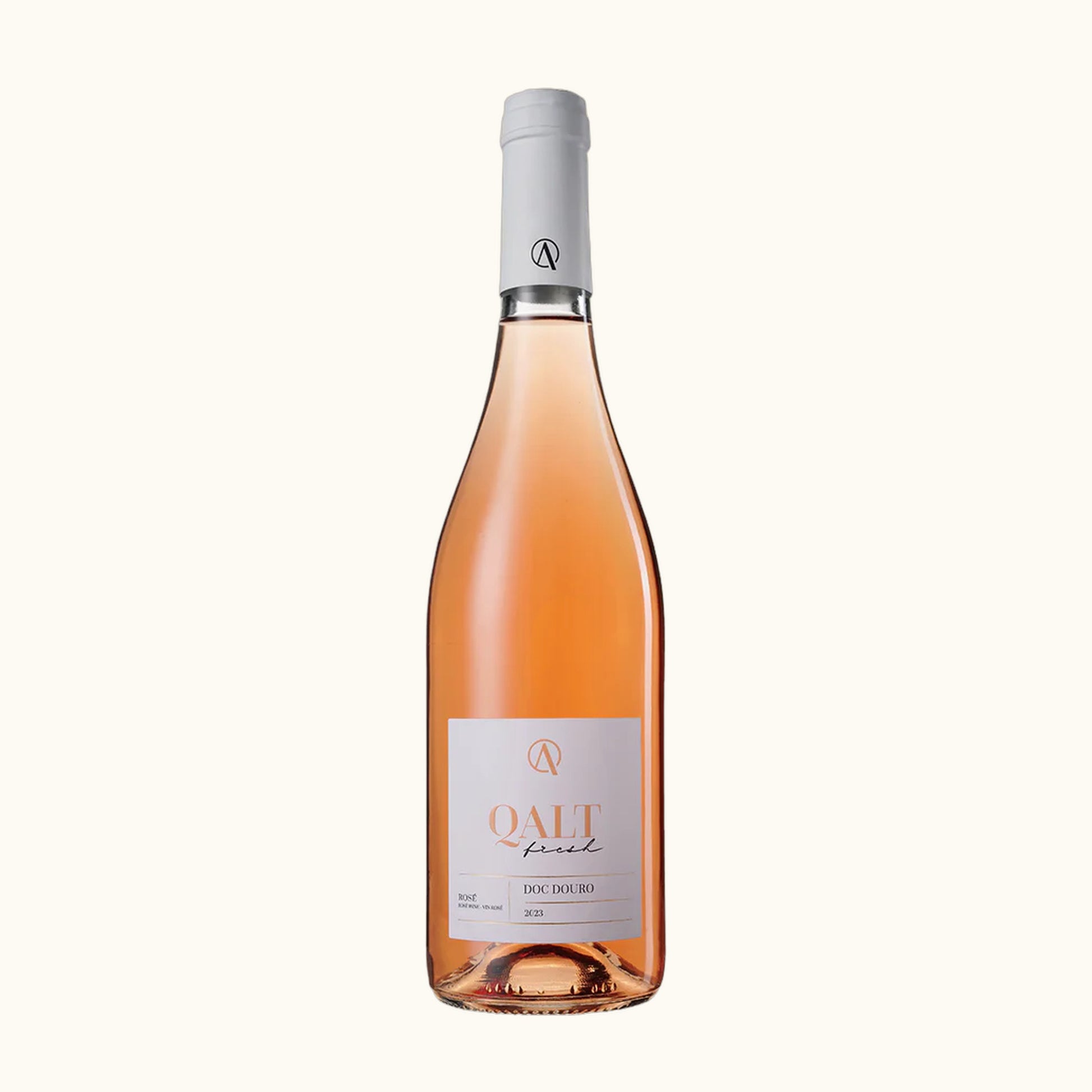 Quinta Alta Qalt Rosé 2023 - Flasche mit Etikett vor weissem Hintergrund